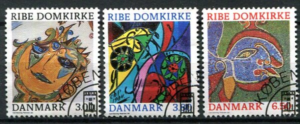 Danmark Afa 879 - 81 Stemplet