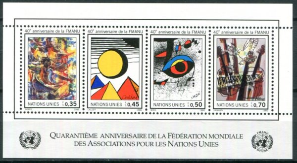 Geneve Afa 150 - 53 Postfrisk Miniark