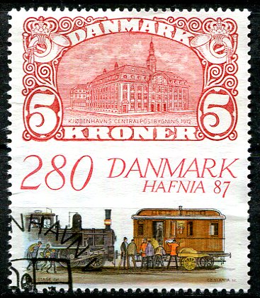 Danmark Afa 888 Stemplet