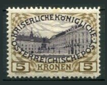 Østrig Afa 137 Ustemplet