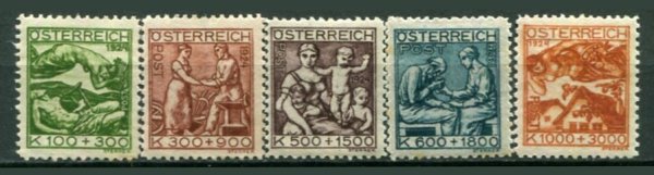 Østrig Afa 356 - 60 Postfrisk