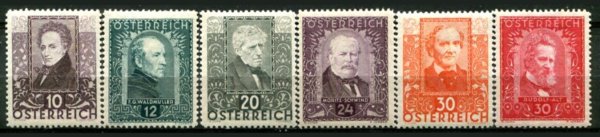 Østrig Afa 438 - 43 Ustemplet