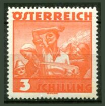 Østrig Afa 499 Ustemplet
