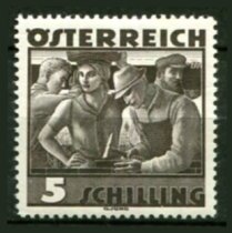 Østrig Afa 500 Ustemplet