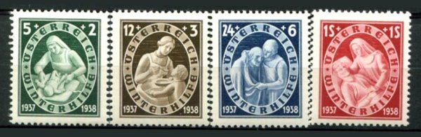 Østrig Afa 555 - 58 Postfrisk