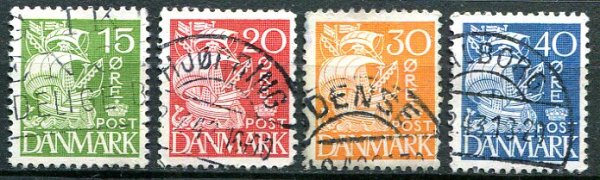 Danmark Afa 257 - 60 Stemplet