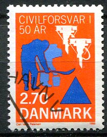 Danmark Afa 908 Stemplet
