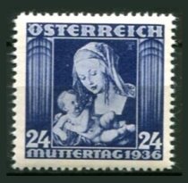 Østrig Afa 540 Ustemplet