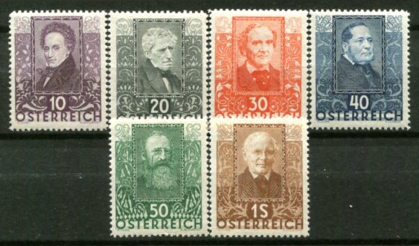 Østrig Afa 438 - 43 Ustemplet