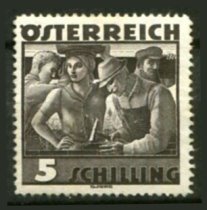 Østrig Afa 500 Ustemplet