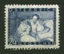 Østrig Afa 510 Ustemplet