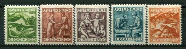 Østrig Afa 356 - 60 Ustemplet