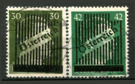 Østrig Afa 610 - 11 Stemplet