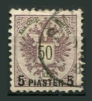 Østrig Afa 19 Stemplet Feltpost i Tyrkiet