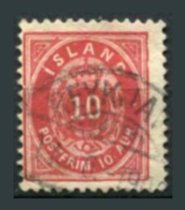 Island Afa 08B Stemplet