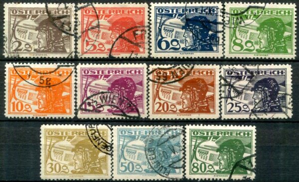 Østrig Afa 382 - 92 Stemplet