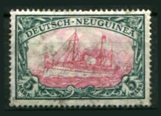 Tysk post i Ny Guinea Afa 23 Ustemplet