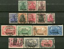 Danzig Afa 01 - 15 Stemplet