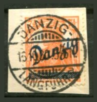 Danzig Afa 25 Stemplet på klip
