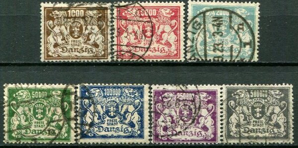 Danzig Afa 152 - 58 Stemplet