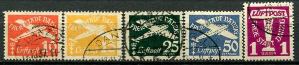 Danzig Afa 254 - 58 Stemplet