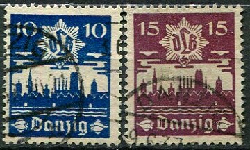 Danzig Afa 270 - 71 Stemplet