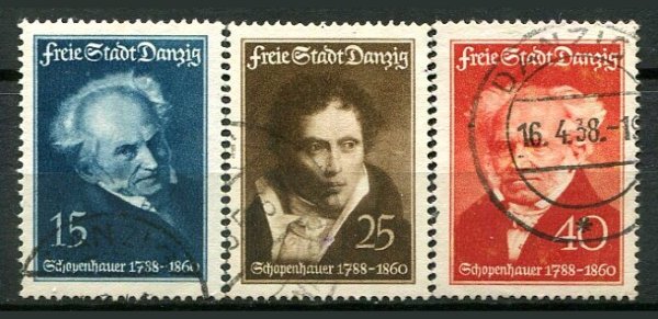 Danzig Afa 284 - 86 Stemplet
