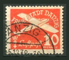 Danzig Afa 296 Stemplet