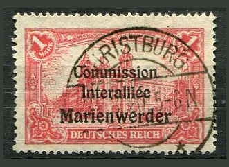 Marienwerder Afa 27 Stemplet