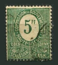 Øvreschlesien Afa 03 Stemplet