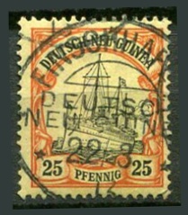 Tysk post i Ny Guinea Afa 11 Stemplet