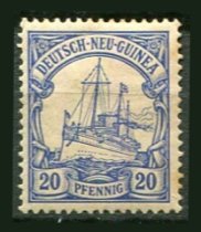 Tysk post i Ny Guinea Afa 10 Ustemplet