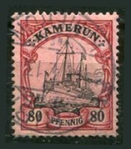 Tysk post i Kamerun Afa 15 Stemplet