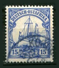 Tysk post i Østafrika Afa 33 Stemplet