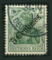 Tysk post i Tyrkiet Afa 48 Stemplet