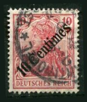 Tysk post i Tyrkiet Afa 49 Stemplet