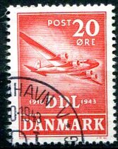 Danmark Afa 282 Stemplet