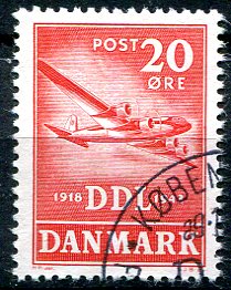 Danmark Afa 282 Stemplet