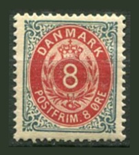 Danmark Afa 25y Ustemplet