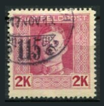 Østrig-Ungarn Feltpost Afa 65 Stemplet