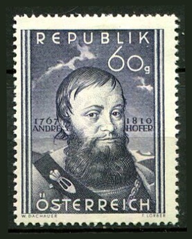 Østrig Afa 842 Ustemplet