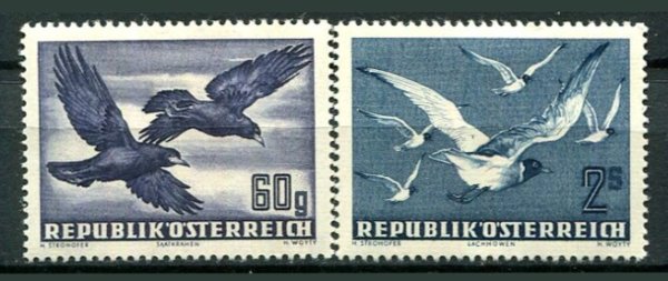 Østrig Afa 848 - 49 Ustemplet