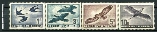 Østrig Afa 884 - 87 Ustemplet