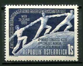 Østrig Afa 917 Ustemplet