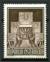 Østrig Afa 925 Ustemplet